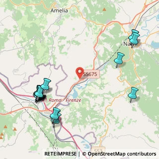 Mappa Via Ortana Vecchia, 05035 Narni TR, Italia (5.6735)