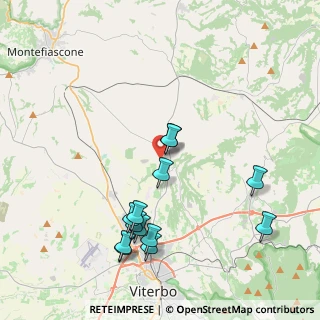 Mappa Via Fosso Meneghina, 01100 Viterbo VT, Italia (4.45231)