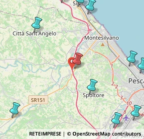 Mappa A14, 65010 Cappelle Sul Tavo PE, Italia (6.64833)