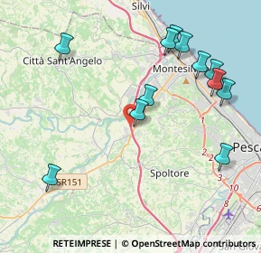 Mappa A14, 65010 Cappelle Sul Tavo PE, Italia (4.74917)
