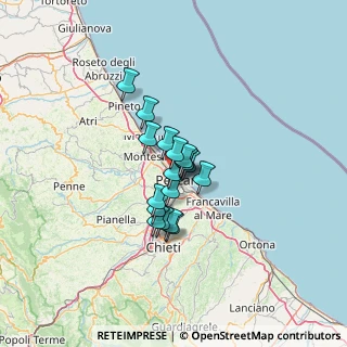 Mappa Piazza Duca degli Abruzzi, 65124 Pescara PE, Italia (8.095)