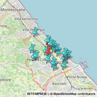 Mappa Via Giuseppe di Vittorio, 65124 Pescara PE, Italia (1.326)