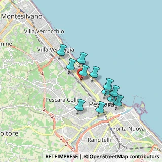 Mappa Via Giovanni Segantini, 65124 Pescara PE, Italia (1.495)