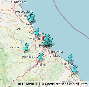 Mappa Via Castellamare Adriatico, 65123 Pescara PE, Italia (12.34385)