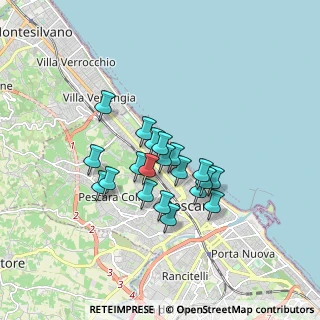 Mappa Via Castellamare Adriatico, 65123 Pescara PE, Italia (1.334)