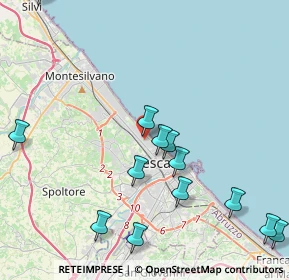 Mappa Via Castellamare Adriatico, 65123 Pescara PE, Italia (5.20538)