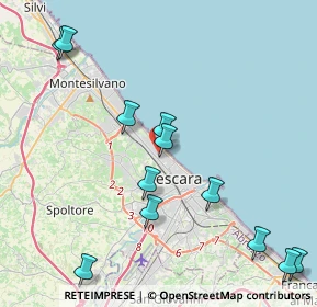 Mappa Via Castellamare Adriatico, 65123 Pescara PE, Italia (5.09917)