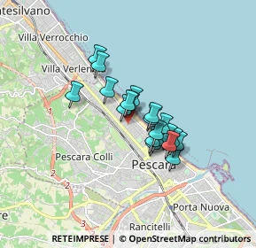 Mappa Via Castellamare Adriatico, 65123 Pescara PE, Italia (1.167)