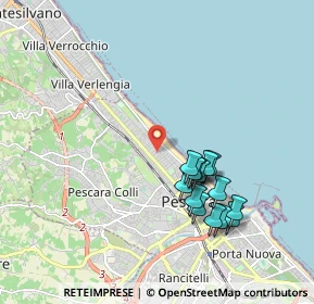 Mappa Via Castellamare Adriatico, 65123 Pescara PE, Italia (1.89)