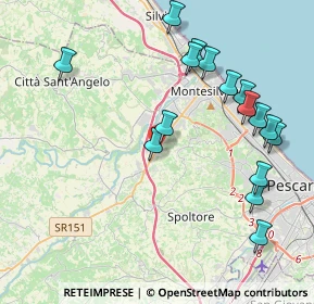 Mappa Via Caboto, 65126 Montesilvano PE, Italia (4.69125)