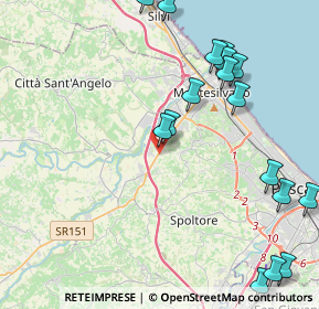 Mappa Via Caboto, 65126 Montesilvano PE, Italia (5.47941)