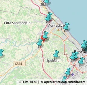 Mappa Via Caboto, 65126 Montesilvano PE, Italia (6.2005)