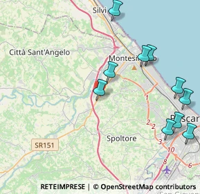 Mappa Via Caboto, 65126 Montesilvano PE, Italia (5.37818)