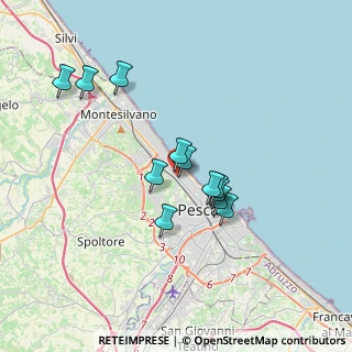 Mappa Via Sciesa Amatore, 65100 Pescara PE, Italia (3.11333)