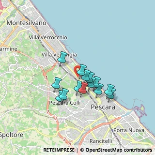 Mappa Via Sciesa Amatore, 65100 Pescara PE, Italia (1.34214)