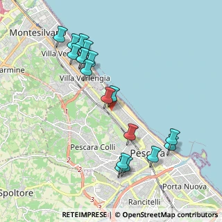 Mappa Via Sciesa Amatore, 65100 Pescara PE, Italia (2.21944)