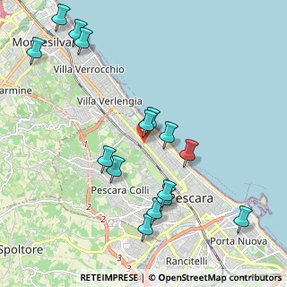 Mappa Via Sciesa Amatore, 65100 Pescara PE, Italia (2.392)