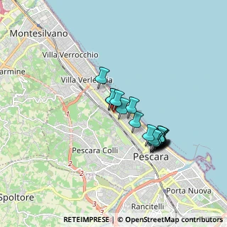 Mappa Via Sciesa Amatore, 65100 Pescara PE, Italia (1.595)