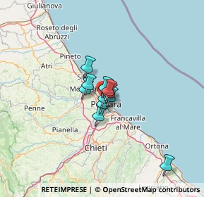Mappa Via Mafalda di Savoia, 65123 Pescara PE, Italia (7.04727)