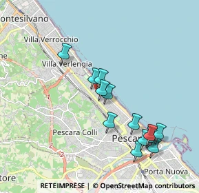 Mappa Via Mafalda di Savoia, 65123 Pescara PE, Italia (1.90692)