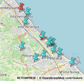 Mappa Via Mafalda di Savoia, 65123 Pescara PE, Italia (1.96462)