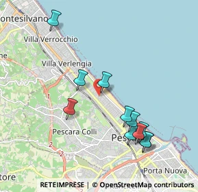 Mappa Via Mafalda di Savoia, 65123 Pescara PE, Italia (2.08909)