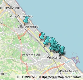 Mappa Via Mafalda di Savoia, 65123 Pescara PE, Italia (1.63882)