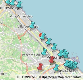Mappa Via Mafalda di Savoia, 65123 Pescara PE, Italia (2.9615)