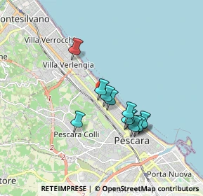Mappa Via Mafalda di Savoia, 65123 Pescara PE, Italia (1.48083)
