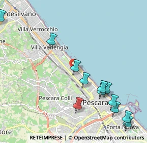 Mappa Via Mafalda di Savoia, 65123 Pescara PE, Italia (2.62)