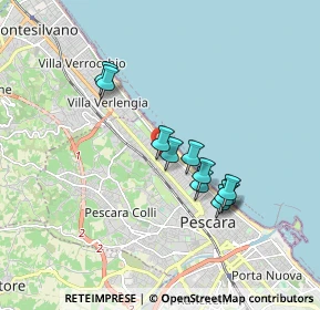 Mappa Via Mafalda di Savoia, 65123 Pescara PE, Italia (1.56182)
