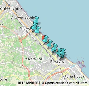 Mappa Via Mafalda di Savoia, 65123 Pescara PE, Italia (1.43583)