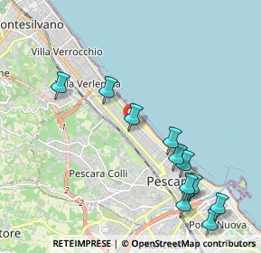 Mappa Via Mafalda di Savoia, 65123 Pescara PE, Italia (2.43)