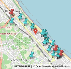 Mappa Via Mafalda di Savoia, 65123 Pescara PE, Italia (1.255)