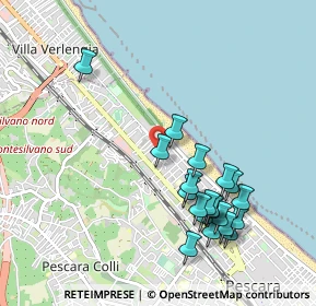 Mappa Via Mafalda di Savoia, 65123 Pescara PE, Italia (1.0685)