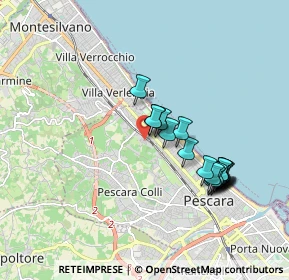 Mappa Via Mario Mantini, 65125 Pescara PE, Italia (1.801)