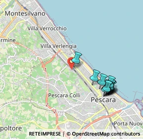 Mappa Via Mario Mantini, 65125 Pescara PE, Italia (2.17308)