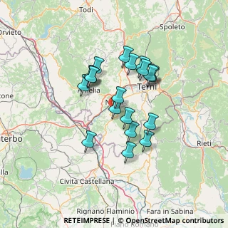 Mappa Strada di Borgaria, 05035 Terni TR, Italia (11.6575)
