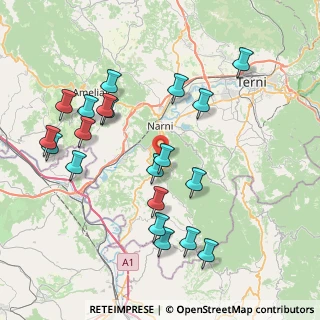 Mappa Strada di Borgaria, 05035 Terni TR, Italia (8.9365)