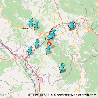Mappa Strada di Borgaria, 05035 Terni TR, Italia (7.42364)