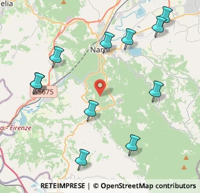 Mappa Strada di Borgaria, 05035 Terni TR, Italia (5.04)