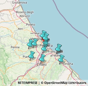 Mappa Via Don Enrico Tazzoli, 65100 Pescara PE, Italia (10.17091)