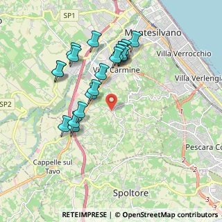 Mappa Via Francesco Iezzi, 65015 Montesilvano PE, Italia (1.933)