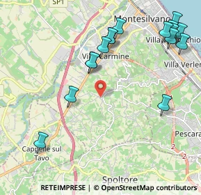 Mappa Via Francesco Iezzi, 65015 Montesilvano PE, Italia (2.63625)