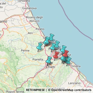 Mappa Via Francesco Iezzi, 65015 Montesilvano PE, Italia (11.79733)