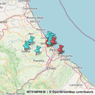 Mappa Via Francesco Iezzi, 65015 Montesilvano PE, Italia (8.26)