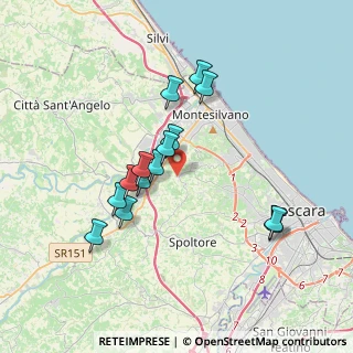Mappa Via Francesco Iezzi, 65015 Montesilvano PE, Italia (3.37929)