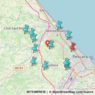 Mappa Via Francesco Iezzi, 65015 Montesilvano PE, Italia (3.91583)