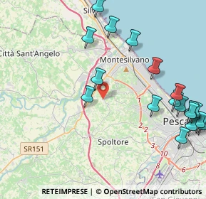 Mappa Via Francesco Iezzi, 65015 Montesilvano PE, Italia (5.776)