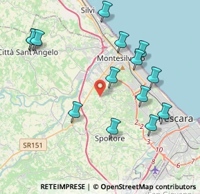 Mappa Via Francesco Iezzi, 65015 Montesilvano PE, Italia (4.54143)